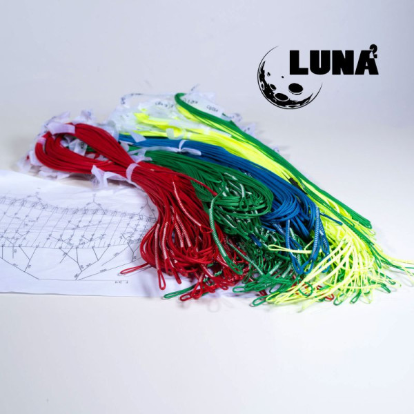 BGD Luna 2 Motor Kompletter Leinensatz für Gleitschirm Motorschirm